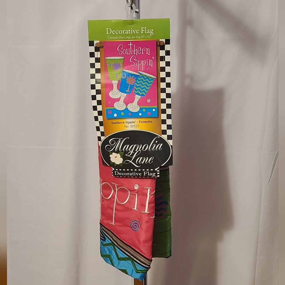 Flag Magnolia Lane Decorative Southern Sipin